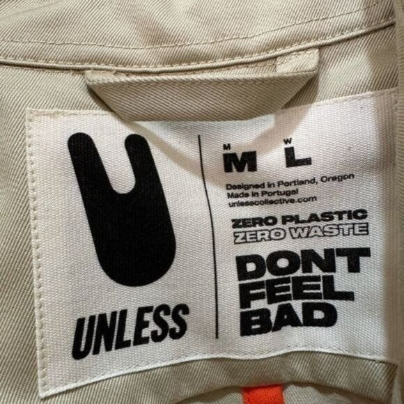 UNLESS Biodegradable Utility Jacket in Canvas - Picture 6 of 7